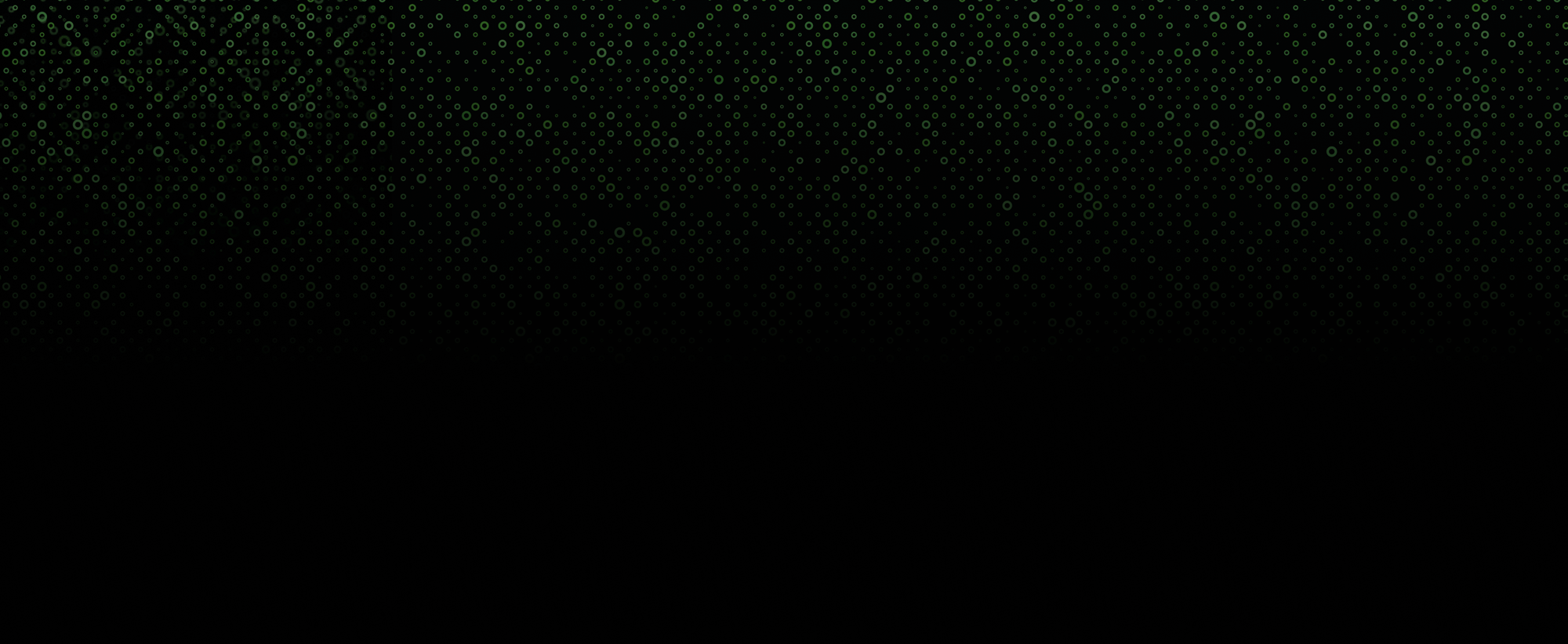 Grid background featuring neon green dots