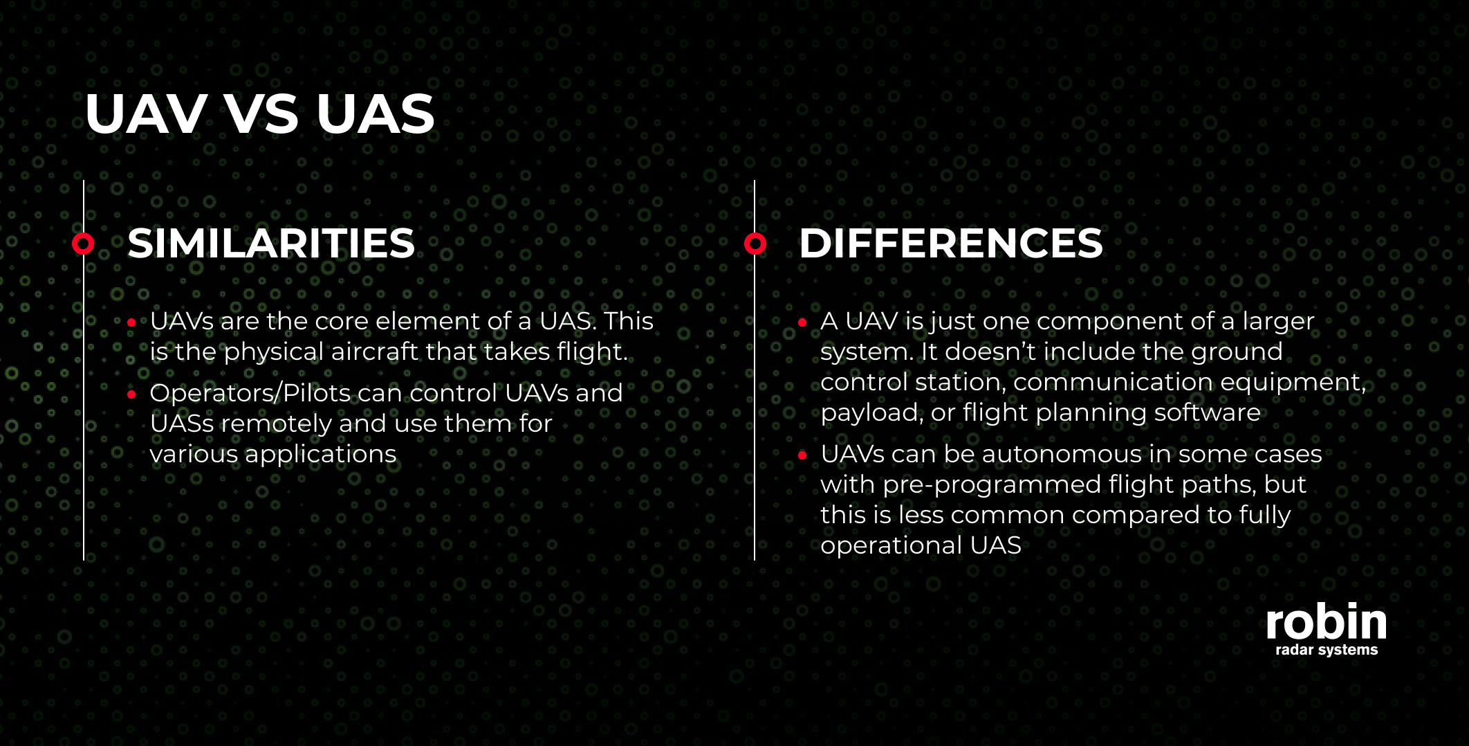 Similarities and differences-UAV (2)